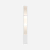 SMARTBett Schmales Regal mit LED-Beleuchtung (für M2/M3, Tiefe 55 cm) – Weiss