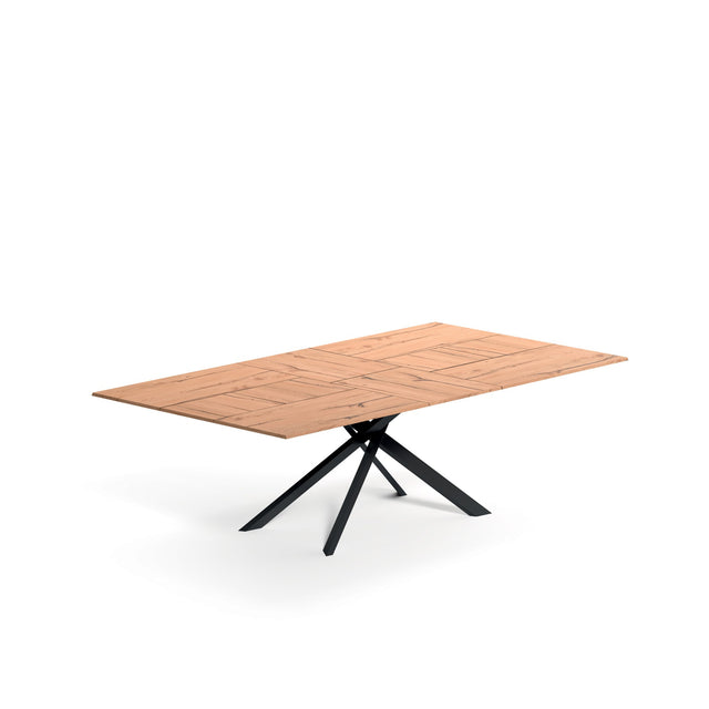 Ausziehbarer Esstisch 4x4 – in Länge und Breite ausziehbar, bis 254 × 138 cm