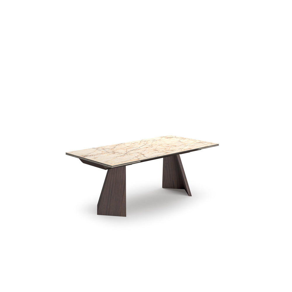 Ausziehbarer Esstisch Axel – Rechteckig 200 × 100 cm (bis 290 cm)
