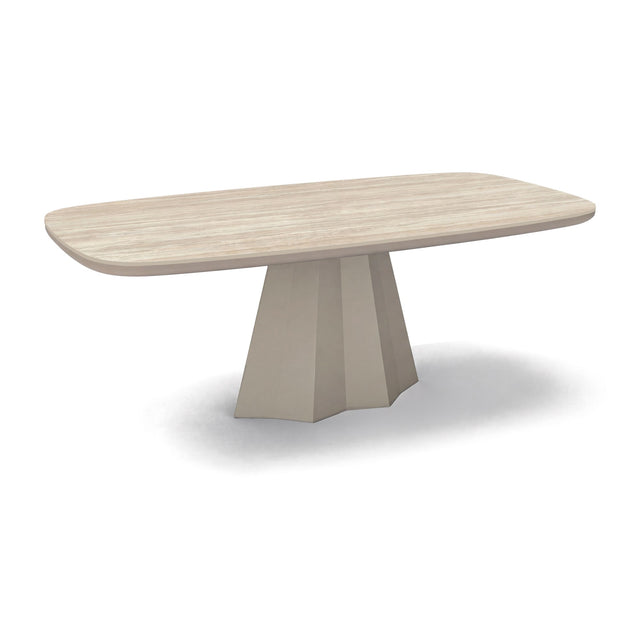 Esstisch Cupido Fisso – 220 × 110 cm mit Keramikplatte Travertino
