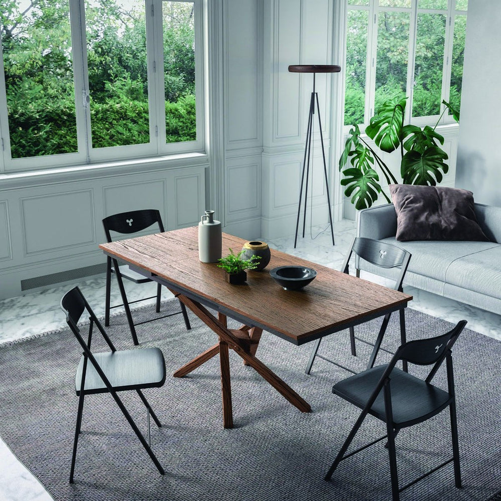 Jolly als Esstisch, Rovere Wild Tabacco
