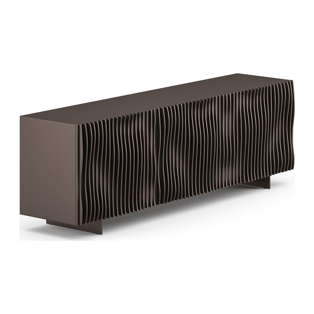 Sideboard Onda – Lack Bronze · Metallfüße Bronze