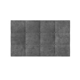 Rückenteil gepolstert für SMARTBett Schrankbett M1 140x200 - 2x77cm Anthrazit