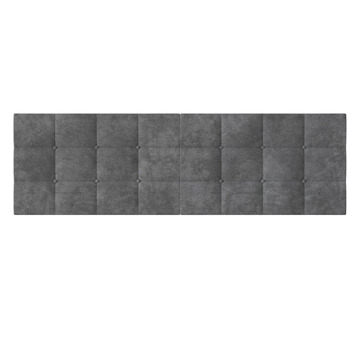 Rückenteil gepolstert für SMARTBett Schrankbett M1 180x200 - 2x95,5cm Anthrazit