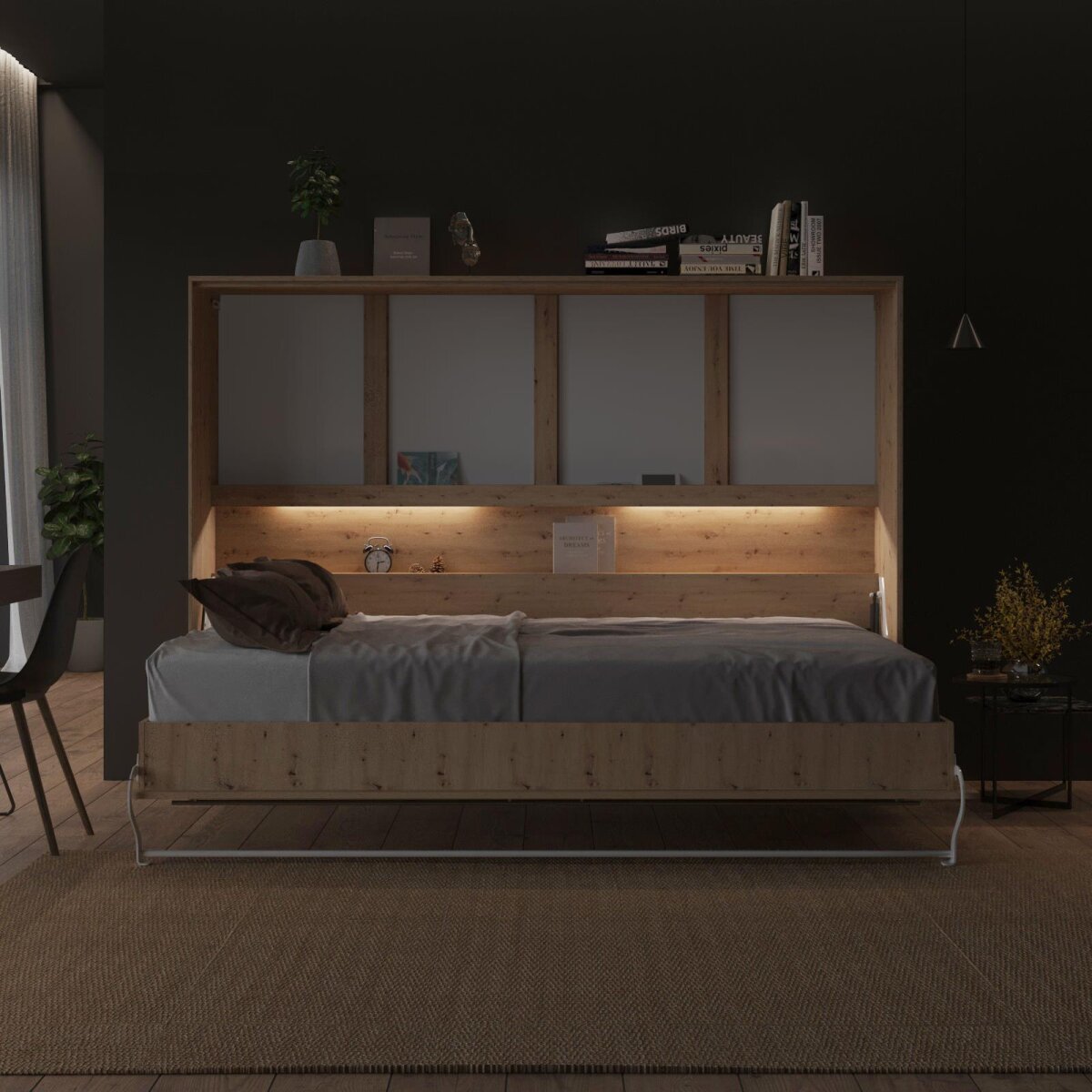 SMARTBett Beleuchtungssatz LED für Schrankbett Standard 90, 120, 140 Horizontal – Ansicht 2