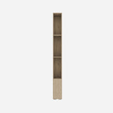 SMARTBett Schmales Regal mit LED-Beleuchtung (für M2/M3, Tiefe 55 cm) – Wildeiche