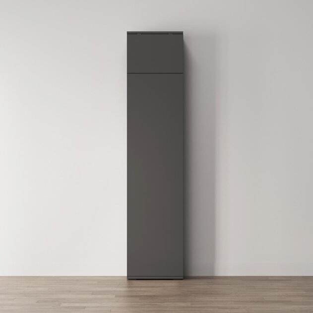 SMARTBett Schrank M1 2.0012 Anthrazit/Anthrazit Tür Standard 2x Schubladen