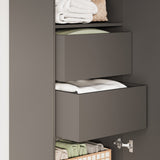 SMARTBett Schrank M1 2.0012 Anthrazit/Anthrazit Tür Standard 2x Schubladen
