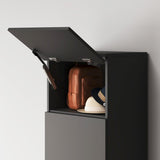 SMARTBett Schrank M1 2.0012 Anthrazit/Anthrazit Tür Standard 2x Schubladen