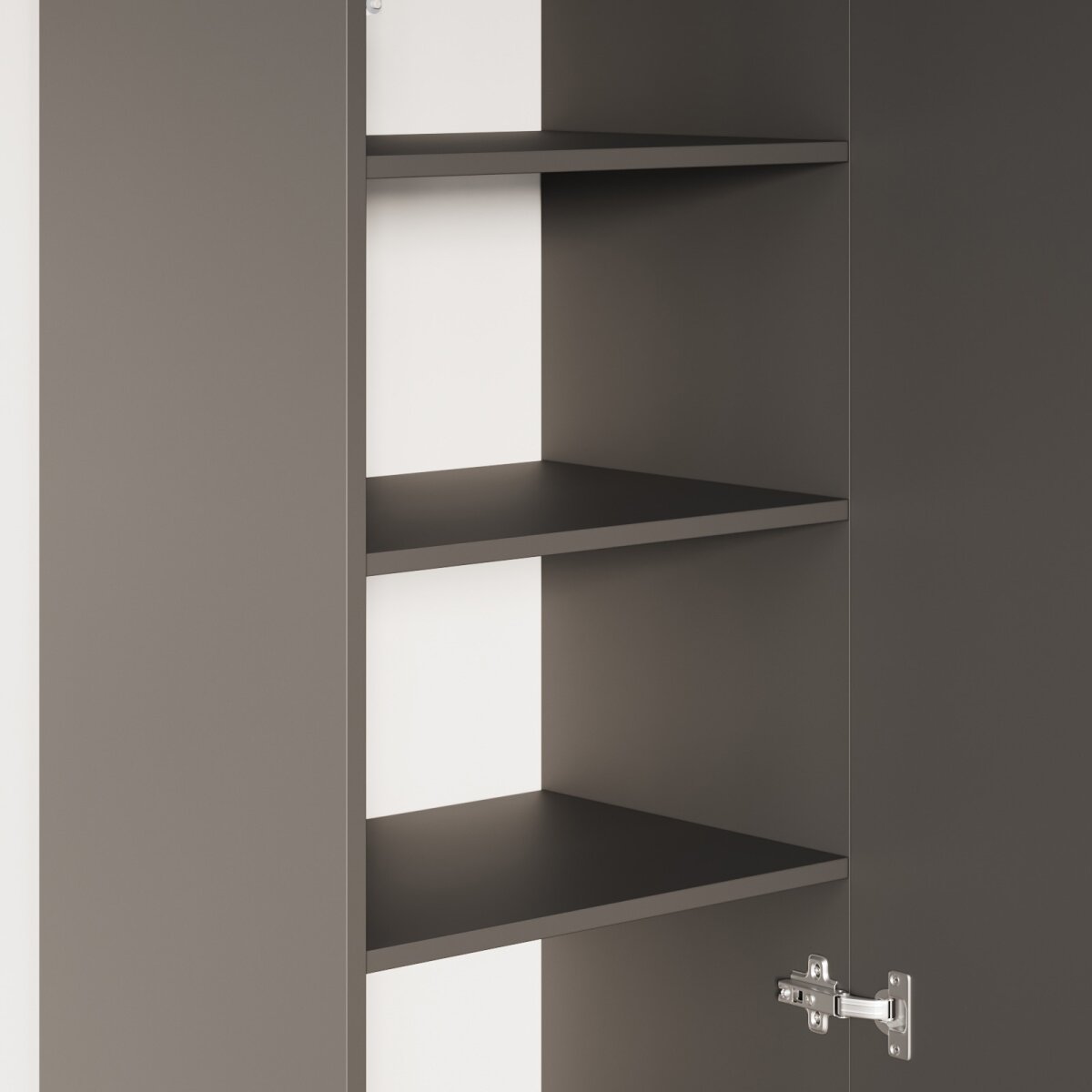 SMARTBett Schrank M1 2.0012 Anthrazit/Anthrazit Tür Standard ohne Zusatzoption – Ansicht 5