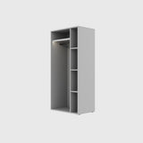 SMARTBett Schrank M2 2.0018 188,2 cm Perlgrau 1 Tür Perlgrau