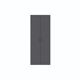 SMARTBett Schrank STA.0026 M2/M3 (55 cm Tiefe) – 2-türiger Kleiderschrank, 90 cm breit Anthrazit