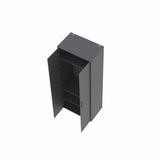 SMARTBett Schrank STA.0026 M2/M3 (55 cm Tiefe) – 2-türiger Kleiderschrank, 90 cm breit Anthrazit