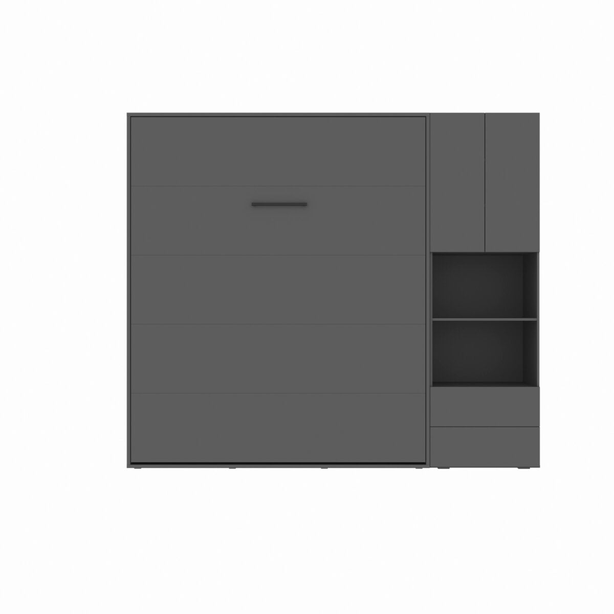 SMARTBett Schrank STA.2.0017 (Serie M3 Tiefe 55 cm) Breite 70 cm Anthrazit – Ansicht 4