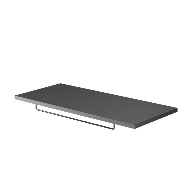 Sofatablett zur Armlehne 26 cm Anthrazit