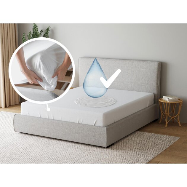 Wasserdichter Matratzenschoner Rundumschutzbezug - hygienisch und pflegeleicht 180x200
